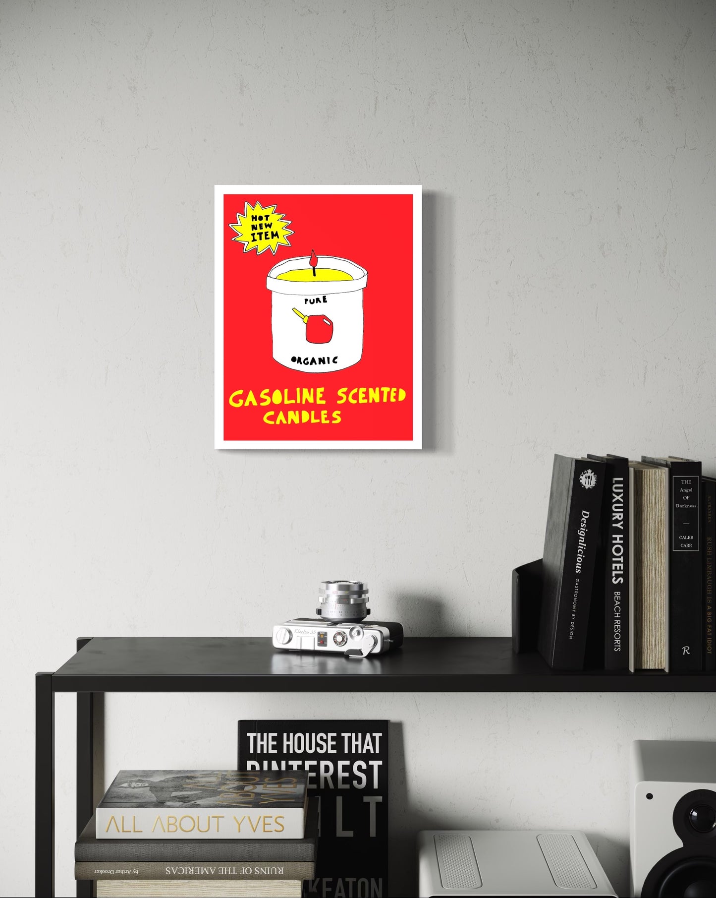 Gasoline Scented Candle