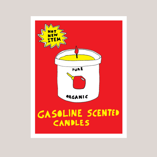 Gasoline Scented Candle
