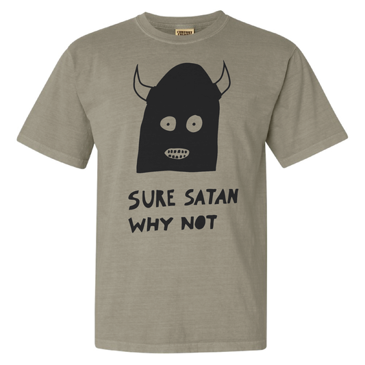 Sure Satan Why Not T-shirt