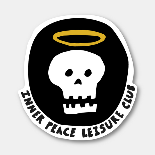 Inner Peace Leisure Club - Halo Skull (Sticker)
